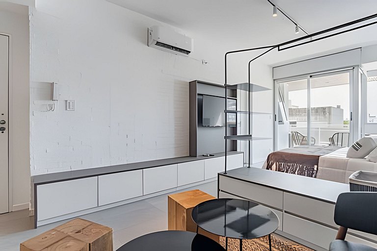 Moderno Studio con Gran Vista