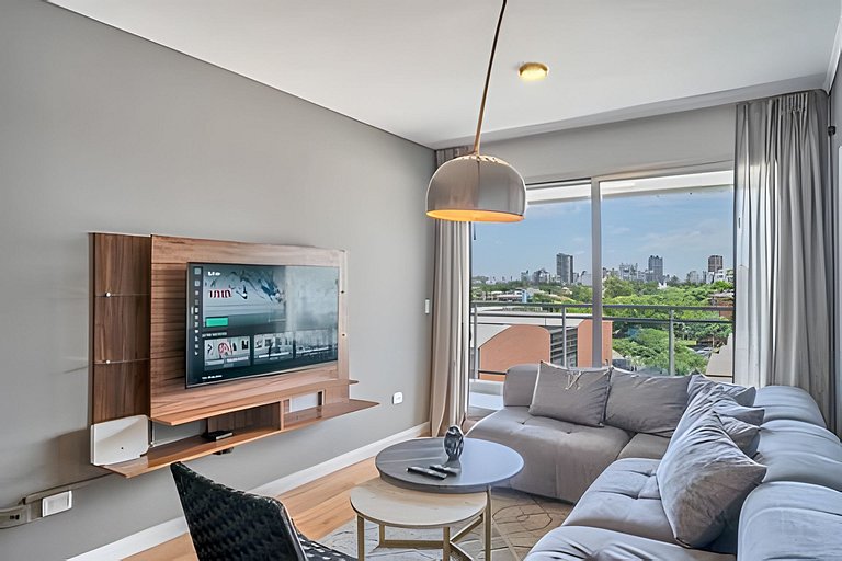 Super Moderno con Piscina, BBQ, Sauna y Seguridad