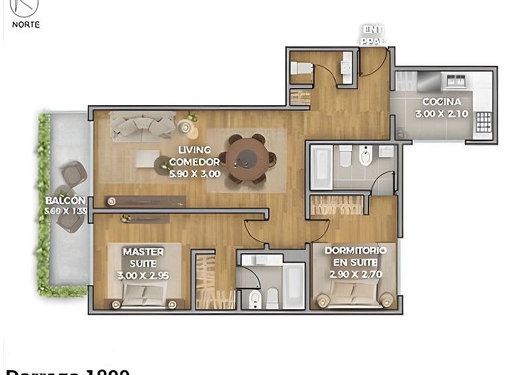 Super Moderno con Piscina, BBQ, Sauna y Seguridad