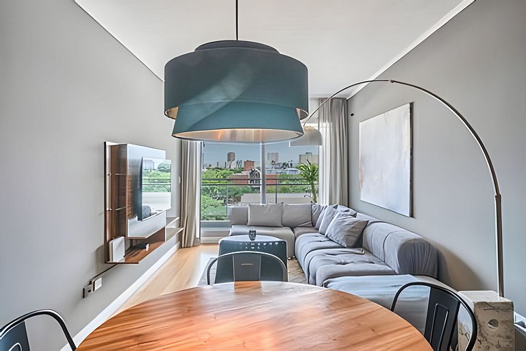 Super Moderno con Piscina, BBQ, Sauna y Seguridad