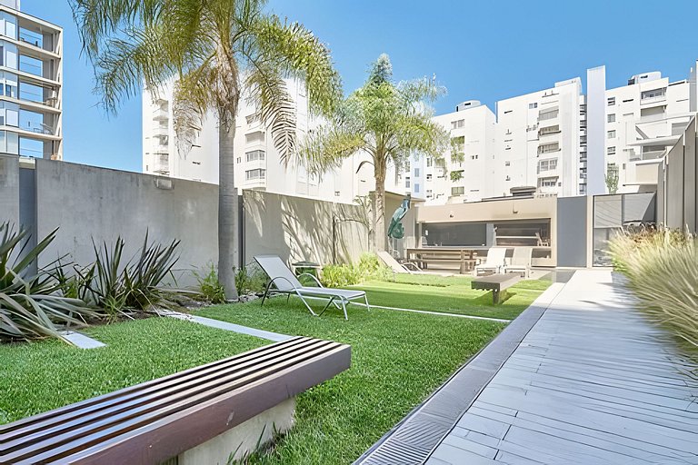 Super Moderno con Piscina, BBQ, Sauna y Seguridad