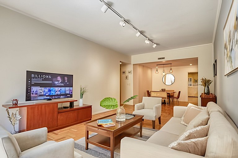 Apartamento Familiar de 3 Habitaciones en Recoleta