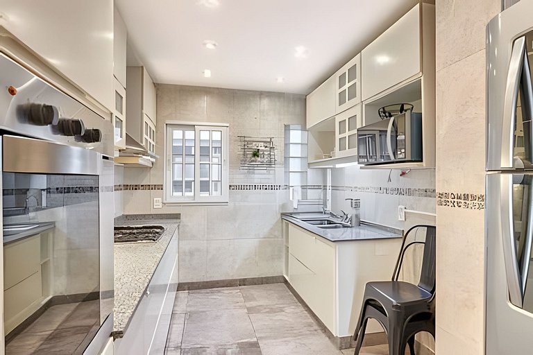 Apartamento Familiar de 3 Habitaciones en Recoleta