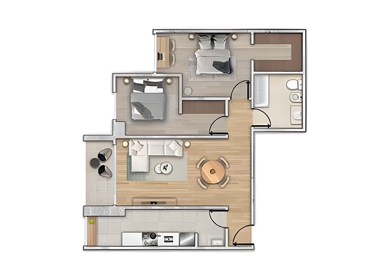 Impresionantes Vistas Palermo Piscina, Gym y Sauna
