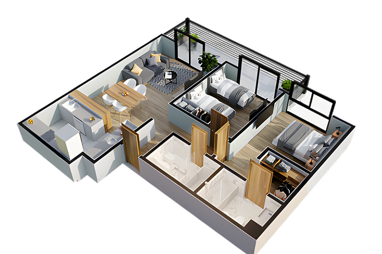 Moderno y Perfecto Familias con gran WiFi