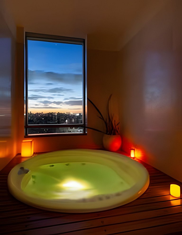 Espectacular Studio con Super Vistas, Piscina, Gym