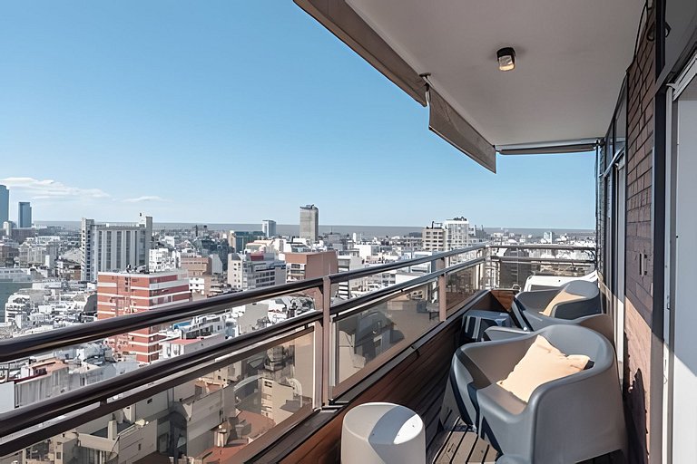 Espectacular Vista a la Ciudad y Mágico Atardecer!