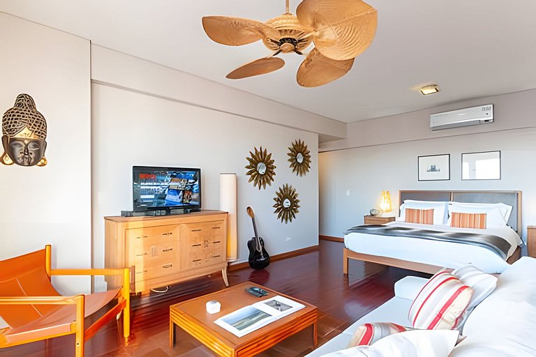 Espectacular Studio con Super Vistas, Piscina, Gym