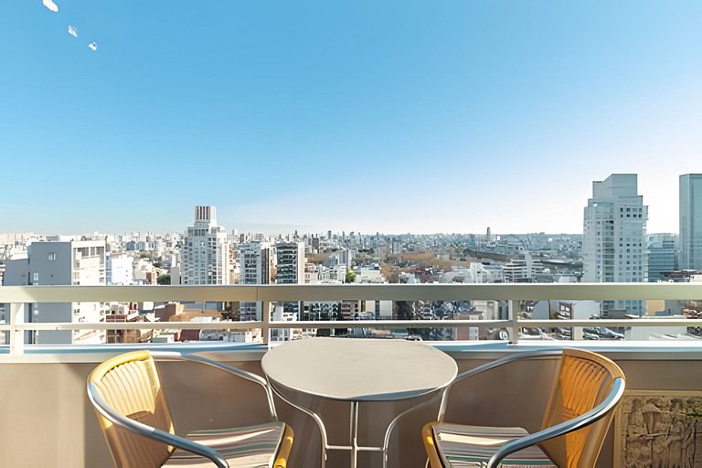 Espectacular Studio con Super Vistas, Piscina, Gym