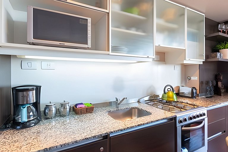 Espectacular Studio con Super Vistas, Piscina, Gym