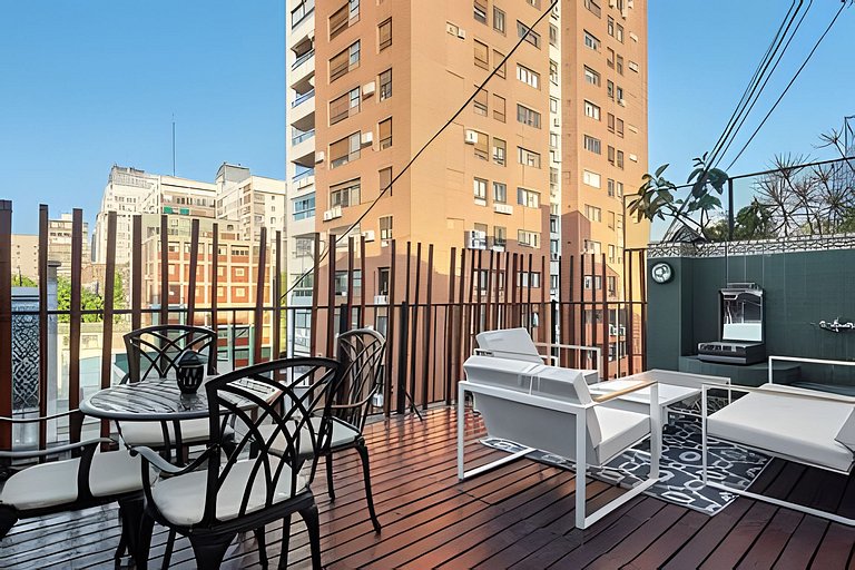 Espacioso con Terraza y BBQ Privada en Belgrano
