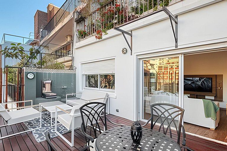 Espacioso con Terraza y BBQ Privada en Belgrano