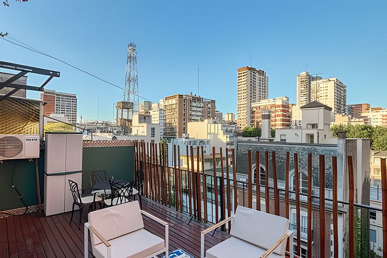 Espacioso con Terraza y BBQ Privada en Belgrano