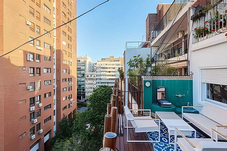 Espacioso con Terraza y BBQ Privada en Belgrano