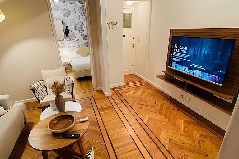 Cómodo y Familiar Estilo Francés Cerca de Parques