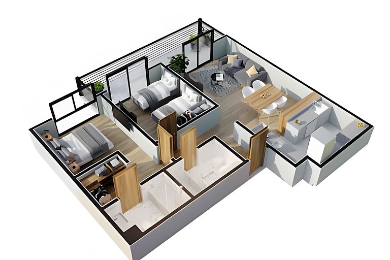 Moderno y Cómodo Gran WiFi en Ubicación Prime