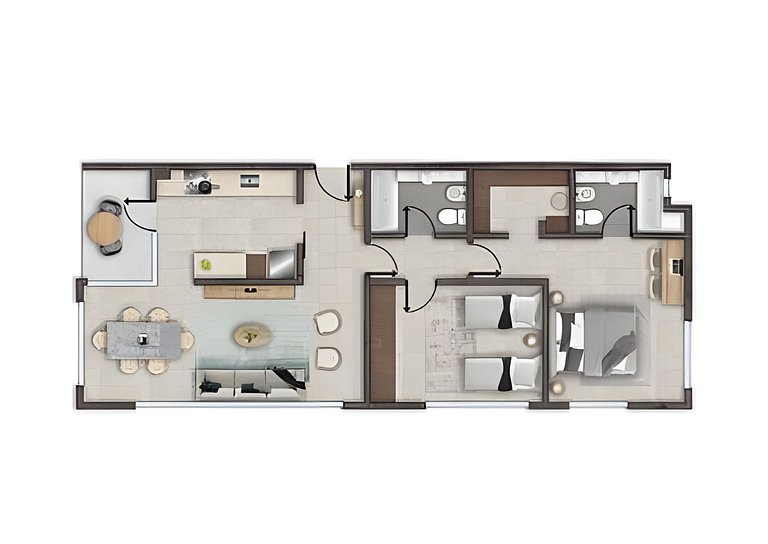 Espectacular en Palermo Soho Piscina, Gym y Spa