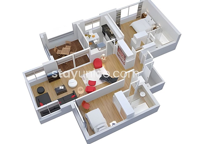 Espectacular Edificio 5* 2 Piscinas, Gym y BBQ