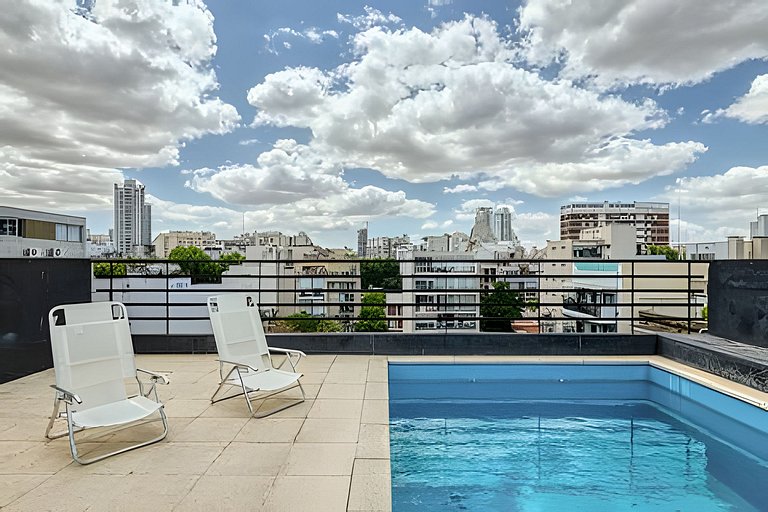 Amplio Palermo Hollywood Escritorio & Piscina
