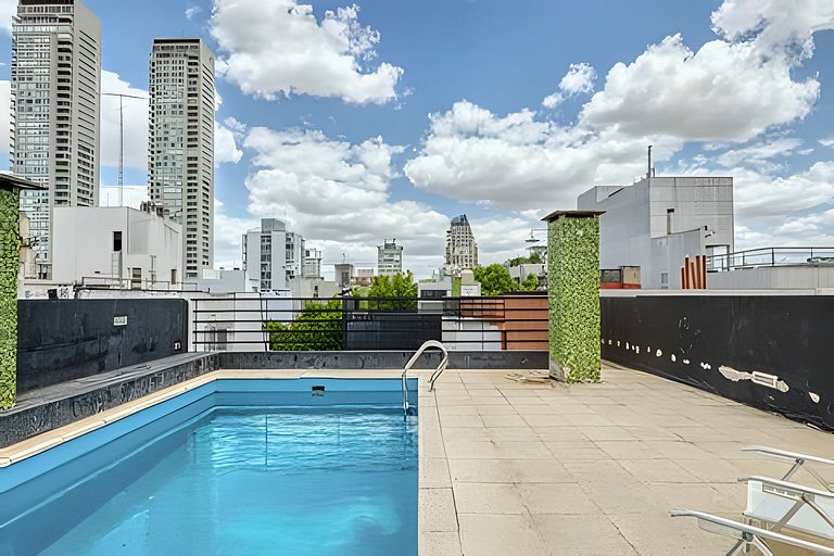 Amplio Palermo Hollywood Escritorio & Piscina