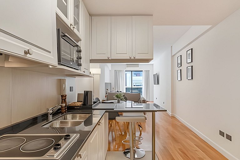 Cómodo Studio en Recoleta con Piscina y Gimnasio!