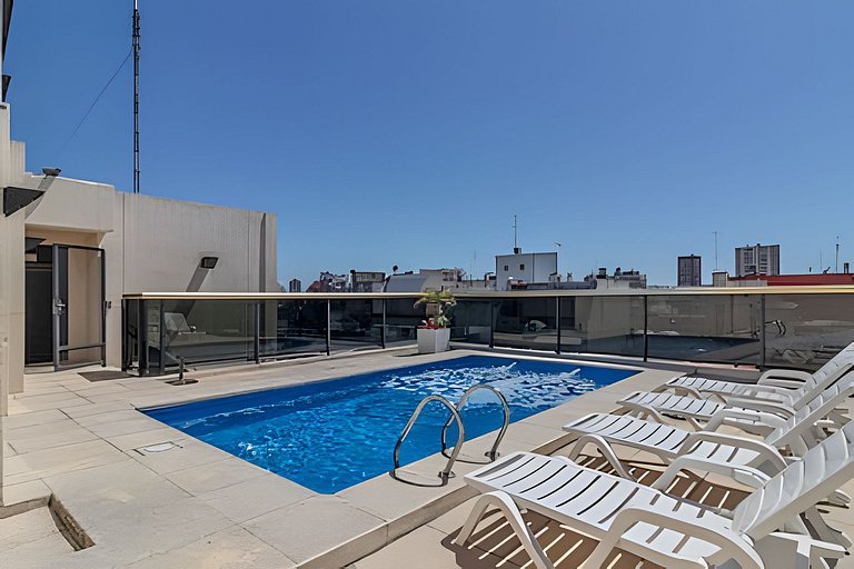 Cómodo Studio en Recoleta con Piscina y Gimnasio!