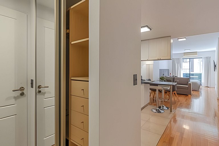 Cómodo Studio en Recoleta con Piscina y Gimnasio!