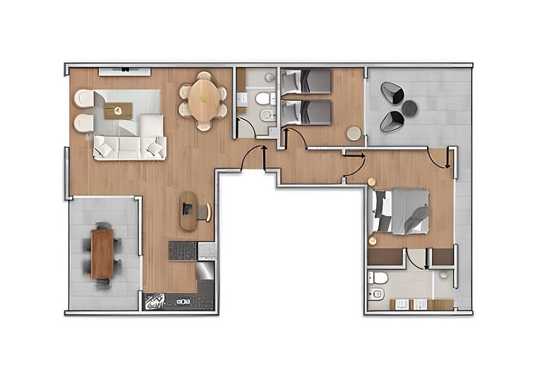 Perfecto Familias: Terraza Privada y Parrilla