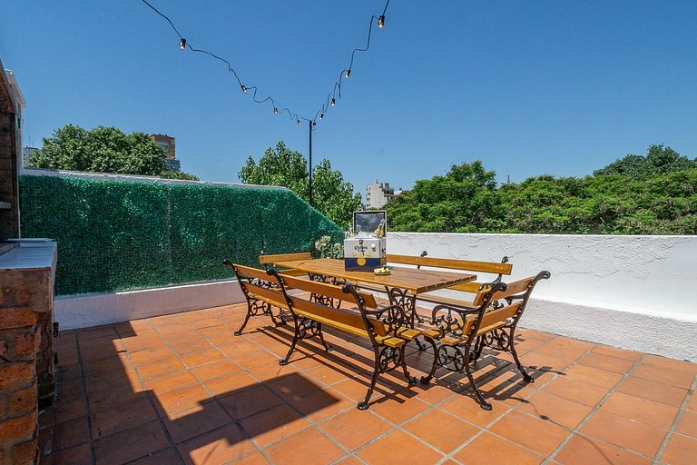 Ideal Familias con Terraza Privada, BBQ y Jacuzzi!