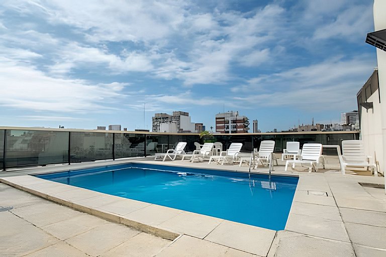 Suite King en Recoleta con Piscina y Gimnasio