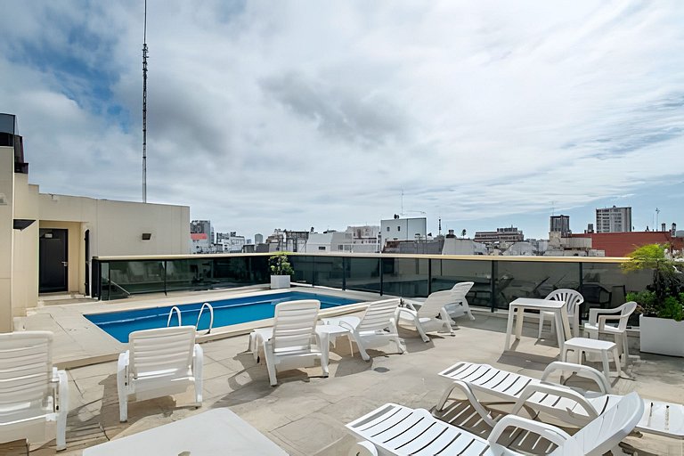 Suite King en Recoleta con Piscina y Gimnasio