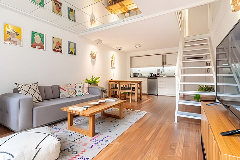 Cool Duplex en Palermo Chico con Patio Privado!