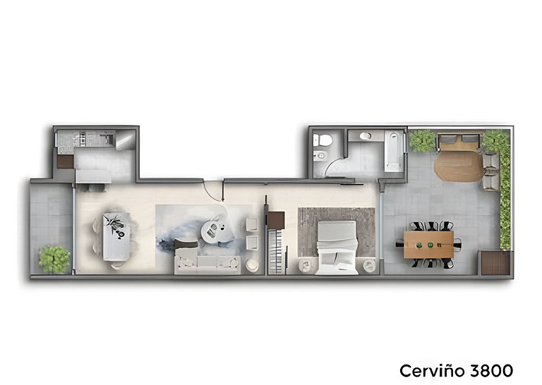 Diego - Cervino 3860 · Luxury Apartment w/ private patio chi