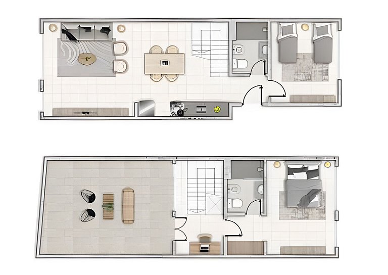Perfecto 2 dorm c/ terraza privada