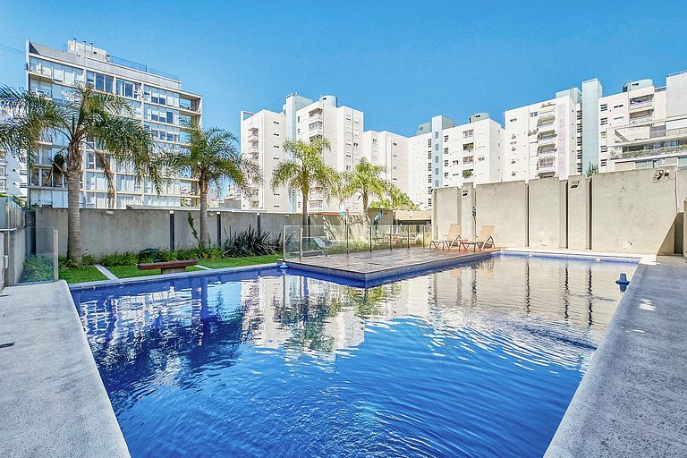 Super Moderno con Piscina, BBQ, Sauna y Seguridad